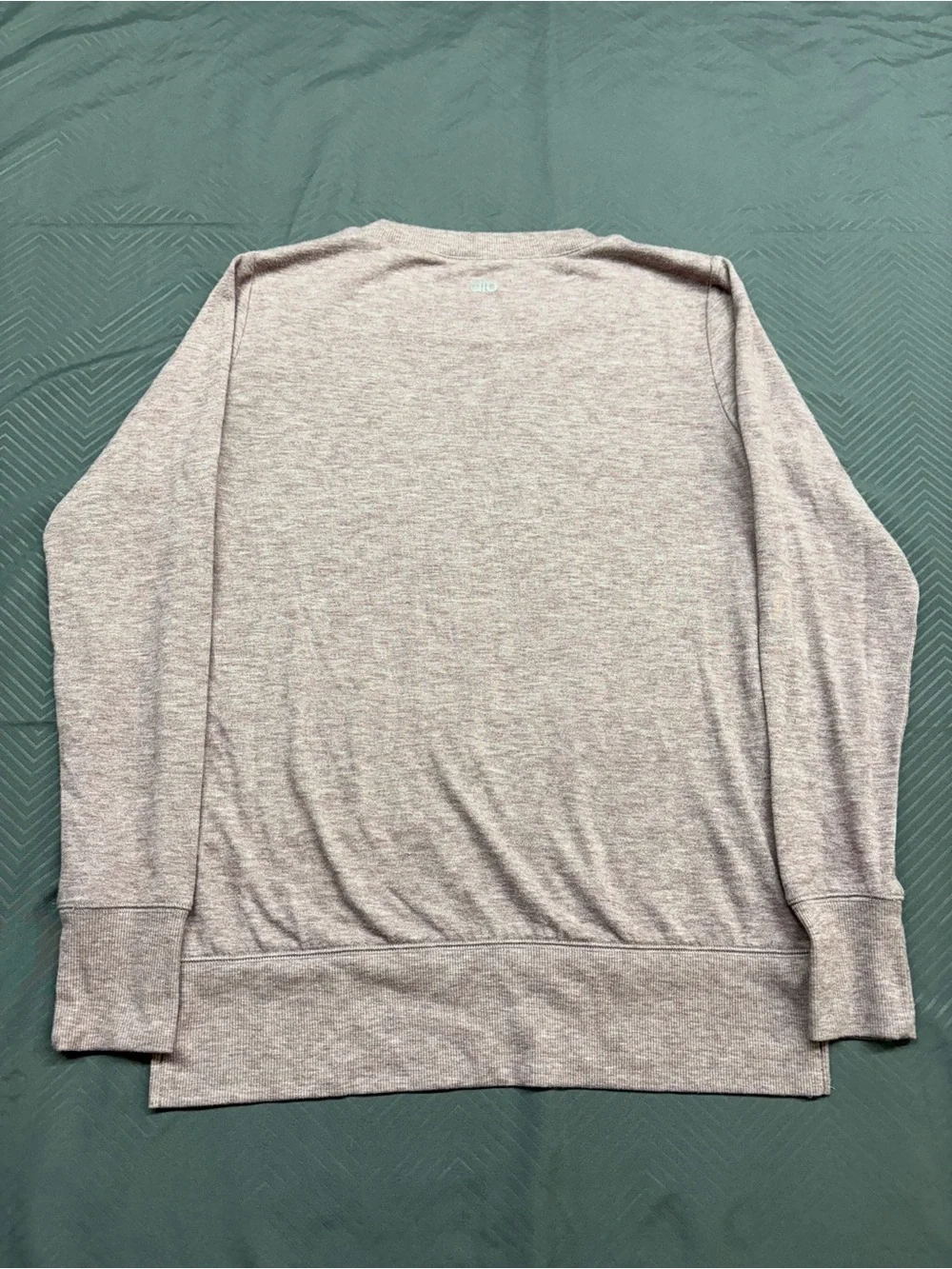 ALO Yoga Women’s Heathered Light Pink Crewneck Sweatshirt Size XS